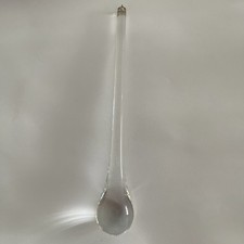 Jugendstil Murano Tropfen lang 160mm handgezogen - klar