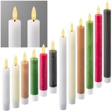 2er Set LED Stab-Kerze