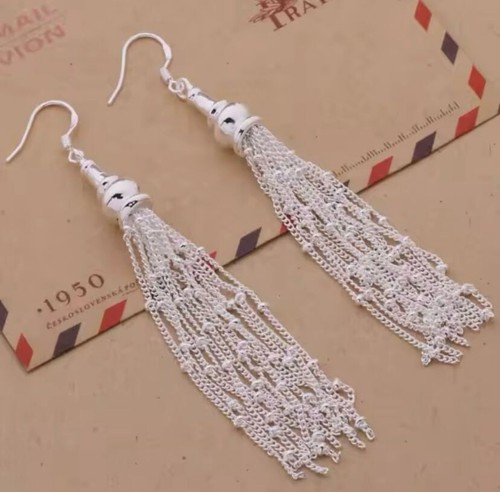 Ohrhänger lange kette tassel - kette,