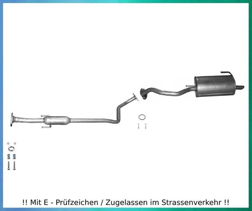 Auspuffanlage für nissan - auspuffanlage,