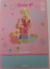 5x Herlitz Schulheft Barbie