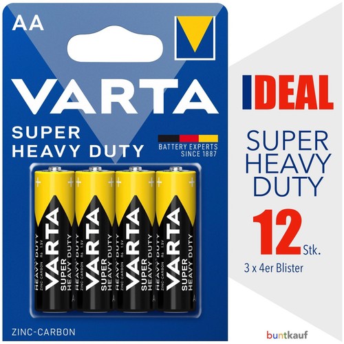 12x varta super - varta, duty