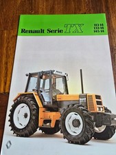 RENAULT Kabinentraktoren 133-14 145-14 TX Traktor Schlepper Prospekt Brochure a