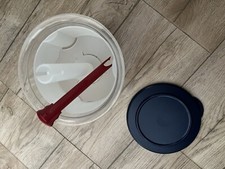 Gurkentopf Pikantus Tafelperle Rarität Aufbewahrung Tupperware Blau Transparent