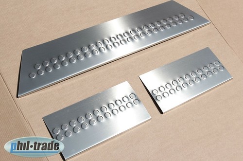 Set edelstahl einstiegsleisten - set,