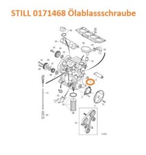 4x STILL 0171468 Ölablassschraube R 70 / RX 70