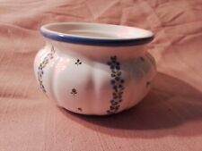 Gmundner Keramik,Austria,Österreich,Glatt,Barock,Streublumen Blau,Zuckerdose 