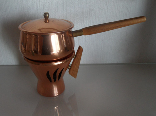 Vintage kupfer stövchen mit - vintage,