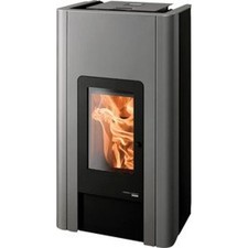 Haas+Sohn Pelletofen HSP 6 PALLAZZA-III RLU perl-anthrazit/perl-schwarz 8 kW