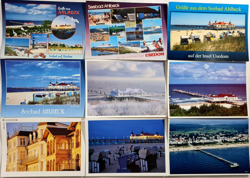 Postkarten lot insel - lot,