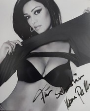 Verona Pooth Autogramm, Großfoto 20x25 cm