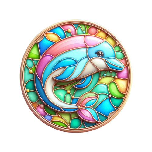 Xxl 30x30 car sticker dolphin - 30x30,