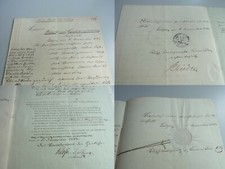Hypothekenbrief LÜTZEN 1862: Rosine SIMON, geb. Lungwitz leiht Geld v. SPARKASSE