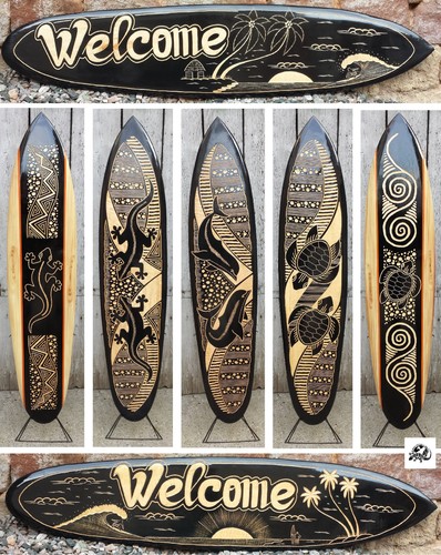 Dekosurfboard 130 aus holz - dekosurfboard,