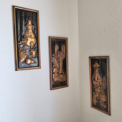 Vintage relief wandbilder - 3,