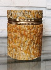 ALABASTER  ⭐  Marmor Onyx Zigarettenschachtel Zigaretten Box rund Romano Bianchi