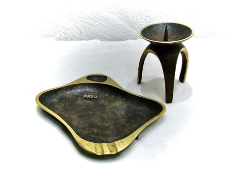 Vintage 2er raucherset ascher - vintage,