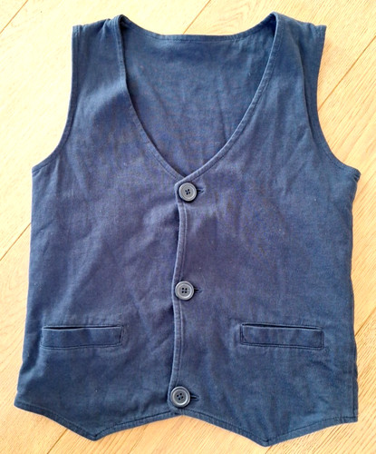 Kids anzug weste dunkelblau - anzug,