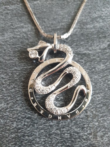 Collier kette schlange mit - schlange,