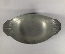 Jugendstil Zinn Schale Tablett