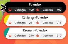 Galar Shiny Pokémon 6 DV/Ev Max aus dem Galar Pokédex Schwert und Schild PART 2