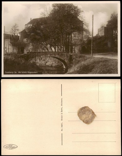 Ansichtskarte radeberg schloß - ansichtskarte,