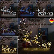 LED Rentiere Schlitten