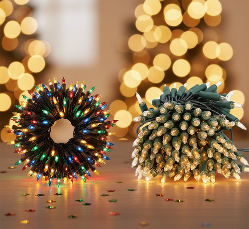 Lichterkette klar mehrfarbig - lichterkette,