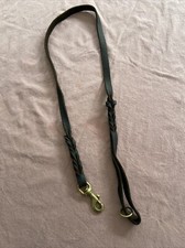 Trainingsleine, ca.120cm lang,2 cm breit, braun,Leder, Hund