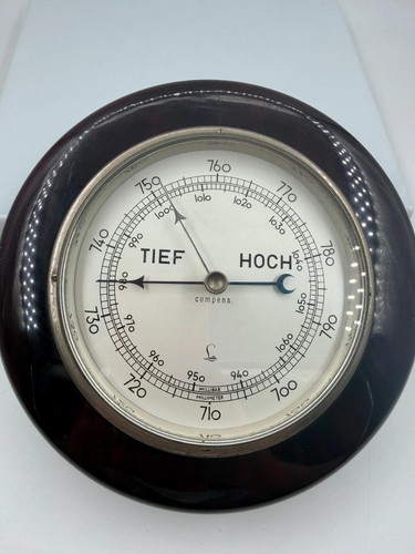 Vintage lufft barometer - vintage, holz
