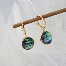 N06 earrings hoop and circle