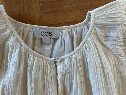 Bluse cos 44 gelb - bluse,