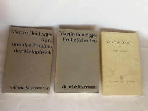 Heidegger frühe - 3, x