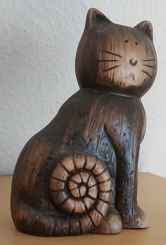 Gilde braune sitzende katze - braune,