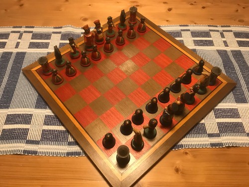 Altes schachspiel erzgebirge - schachspiel,
