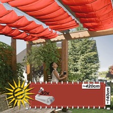 Seilspannmarkise terracotta