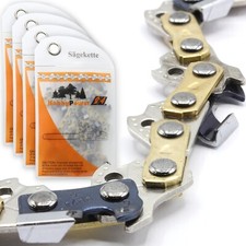 4x Sägekette für Stihl E14 MSE 140 30 cm 3/8 LP 44 TG 1,3 mm Vollmeißel Kette