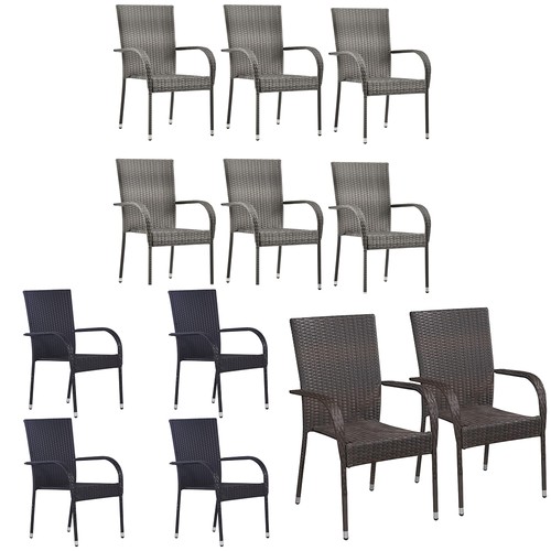 Gartenstuhl poly rattan - poly,