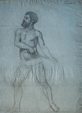 Männerakt Halbakt Studie