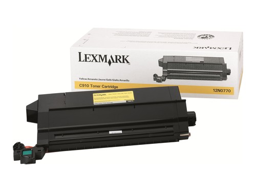 Lexmark 12n0770 toner gelb - -,