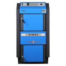 Atmos Holzvergaser DC 18 22 25 30 40 50 kW Holzheizung Holzheizkessel Holzkessel