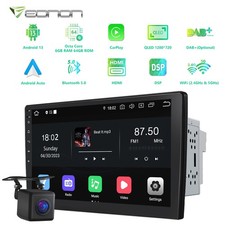 2DIN 10,1" Touchscreen Android 13 8Kern 6+64GB Autoradio GPS Navi CarPlay 4G LTE