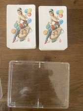 Vintage Erotik Kartenspiel DDR Pin Up Romme Bridge Canasta komplett 