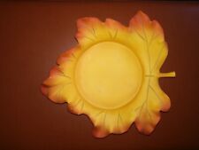 Partylite, "Herbstblatt", groß für 3-Dochtkerze, gebraucht, OVP, Rarität