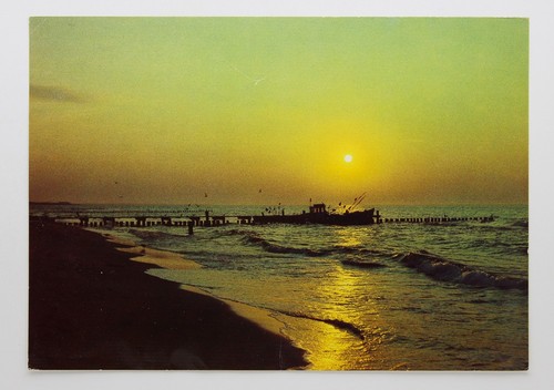 Xxl postkarte ostseestrand - postkarte,