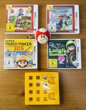 Nintendo 3DS Konvolut Super Mario Land Party Island Maker Luigi`s Mansion Pilz