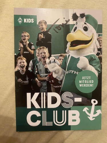Werder autogrammkarte toni - ak,