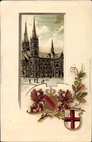 Präge wappen litho - präge, freiburg