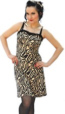 Pin Up ZEBRA Ruffle VINTAGE