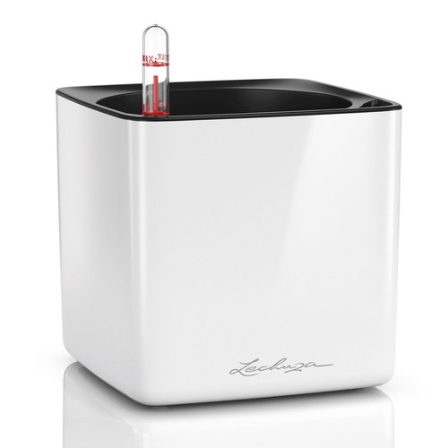 Lechuza cube glossy weiss - glossy, 16